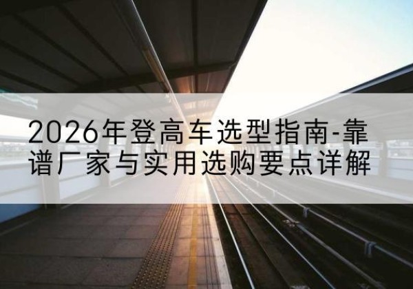 太谷登高车厂家推荐-2026年登高车选型指南-靠谱厂家与实用选购要点详解